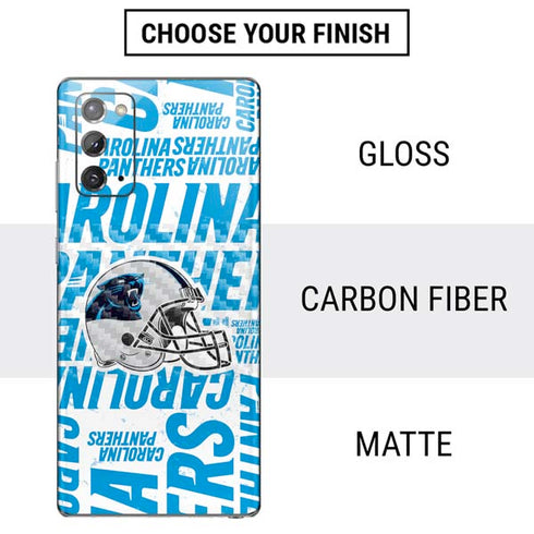 NFL Carolina Panthers - Blast Galaxy Note20 5G Skin